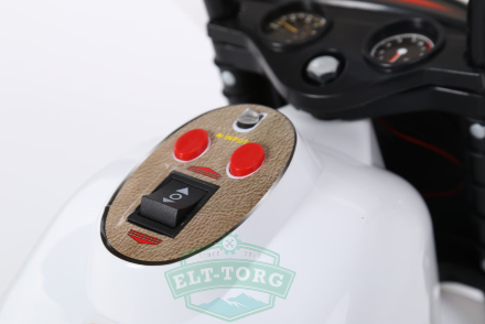 Электромобиль RiverToys MOTO 998-WHITE Электромобиль RiverToys MOTO 998-WHITE