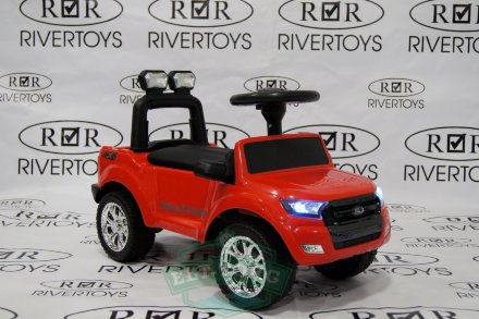 Толокар FORD RANGER DK-P01 красный (ЛИЦЕНЗИОННАЯ МОДЕЛЬ)