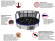Батут UNIX line SUPREME GAME 14 ft (blue) Батут UNIX line SUPREME GAME 14 ft (blue)