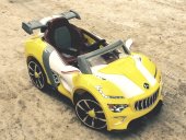Детский электромобиль River Toys MASERATTI A222AA 70 W Желтый