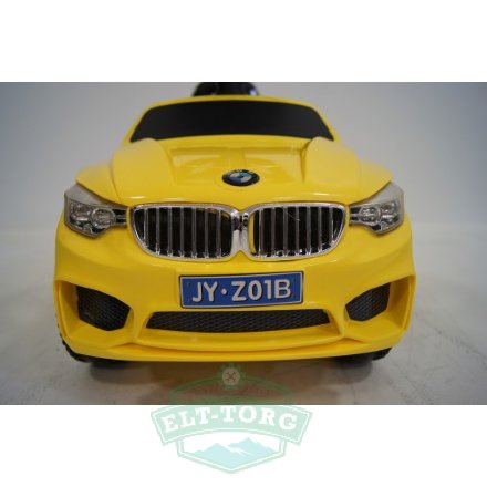 Электромобиль RiverToys Толокар BMW JY-Z01B-YELLOW