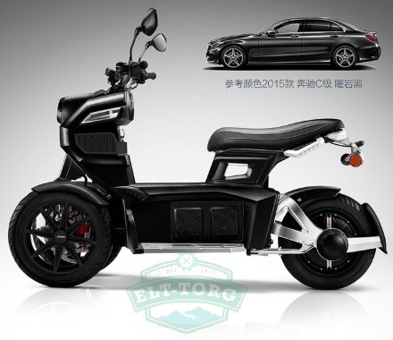 Электроскутер iTank Doohan EV3 Pro 3000W черный Электроскутер iTank Doohan EV3 Pro 3000W черный