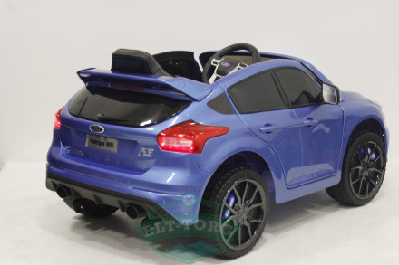 Детский электромобиль FORD FOCUS RS синий (ЛИЦЕНЗИОННАЯ МОДЕЛЬ)
