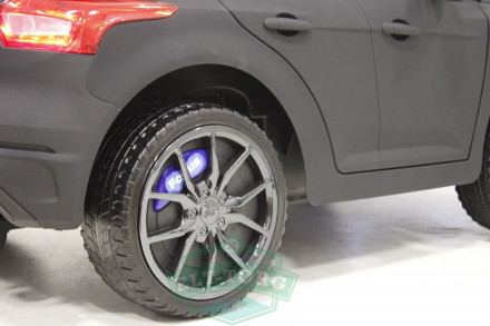 Детский электромобиль FORD FOCUS RS черный матовый (ЛИЦЕНЗИОННАЯ МОДЕЛЬ)