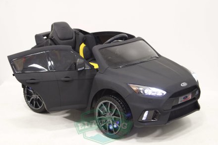 Детский электромобиль FORD FOCUS RS черный матовый (ЛИЦЕНЗИОННАЯ МОДЕЛЬ)
