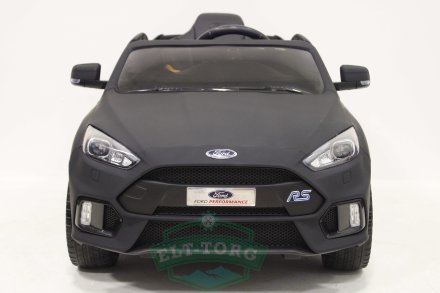 Детский электромобиль FORD FOCUS RS черный матовый (ЛИЦЕНЗИОННАЯ МОДЕЛЬ)
