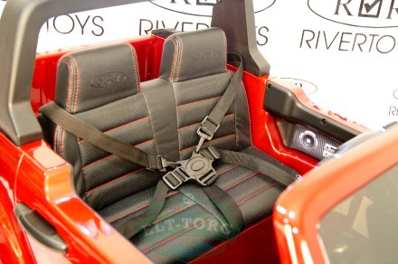 Детский электромобиль NEW FORD RANGER 4WD вишневый (ЛИЦЕНЗИОННАЯ МОДЕЛЬ)