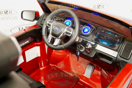 Детский электромобиль NEW FORD RANGER 4WD вишневый (ЛИЦЕНЗИОННАЯ МОДЕЛЬ)